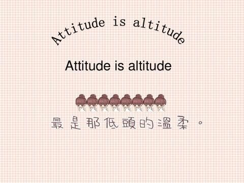 Attitudeisaltitude