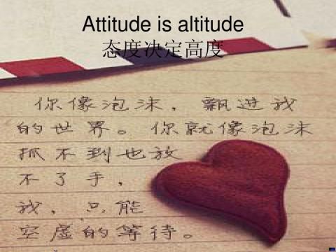 Attitudeisaltitude