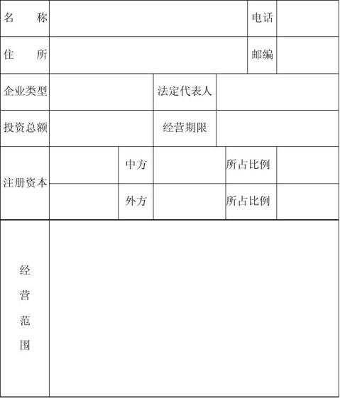 ����Ͷ����ҵ�����Ǽ�������