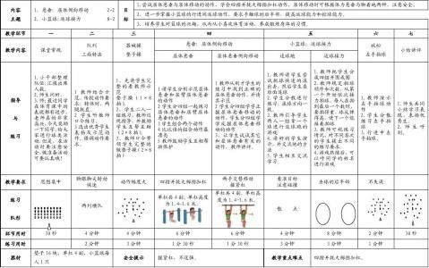 杨浦区小学体育与健身学科支撑与悬垂配套课时计划52