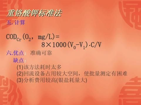 �ظ���ط��ⶨ��ѧ������COD